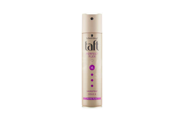 Lak na vlasy Taft 250ml Perfect Flex HOLD 4