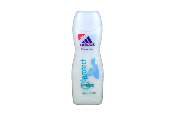 Dámský sprchový gel Adidas 400ml Protect Cotton Milk