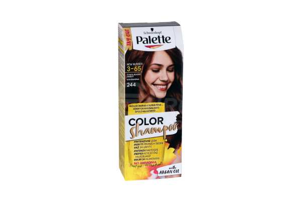 Palette Color Shampoo 244/3-65 čokoládově hnědý