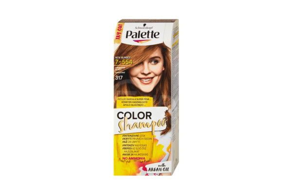 Color Shampoo Palette 50ml Oříškově plavý 317