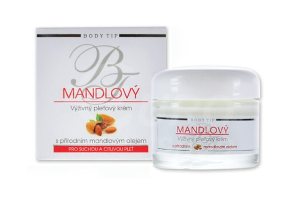 Výživný mandlový pleťový krém Body Tip 50 ml