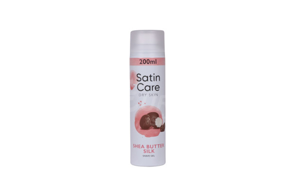 Dámský gel na holení Gillete Satin Care 200ml - Shea Butter Silk