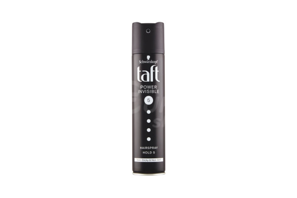 Lak na vlasy Taft 250ml Invisible Power, Mega strong 5