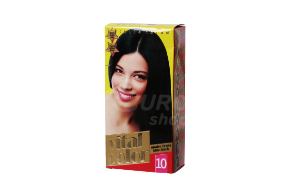 Barva na vlasy Vital Color 50ml Modročerná 10