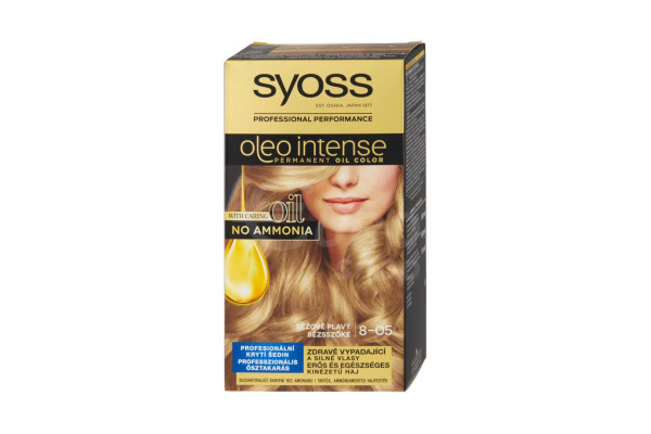 Barva na vlasy Syoss Oleo Intense 50ml Béžově plavý 8-05