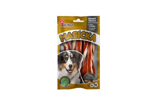 Masíčka jehněčí twister 75g Akinu