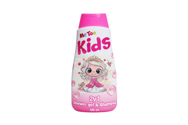 Me Too dětský sprchový gel a šampon 500ml Princess