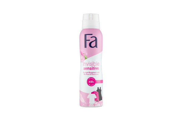 Dámský deodorant Fa 150ml Invisible Sensitive