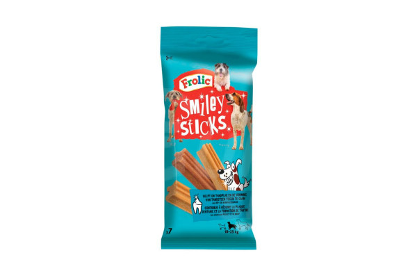 Pamlsky pro psa Frolic 7ks Dentální tyčky