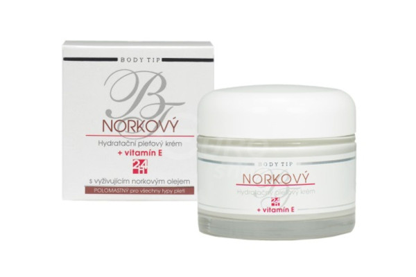 Norkový výživný pleťový krém Body Tip 50 ml Q10