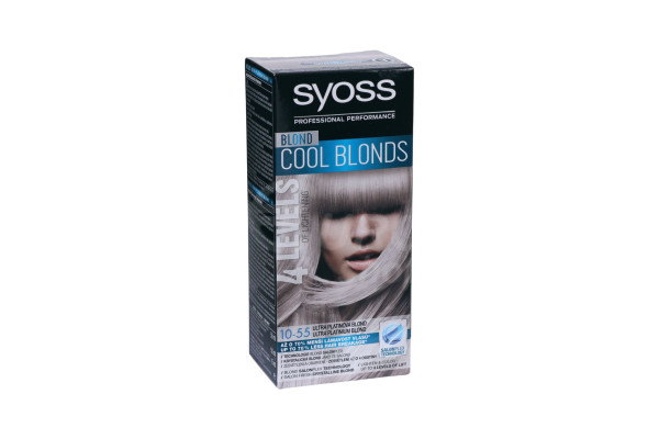 Barva na vlasy Syoss 50ml Ultra platinová blond 10-55