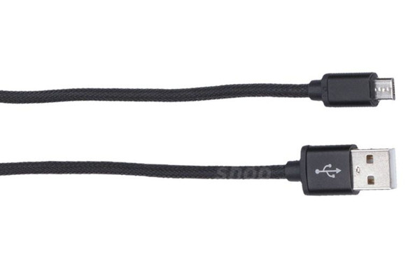 Solight USB micro kabel - 2m, černý (SSC1402)