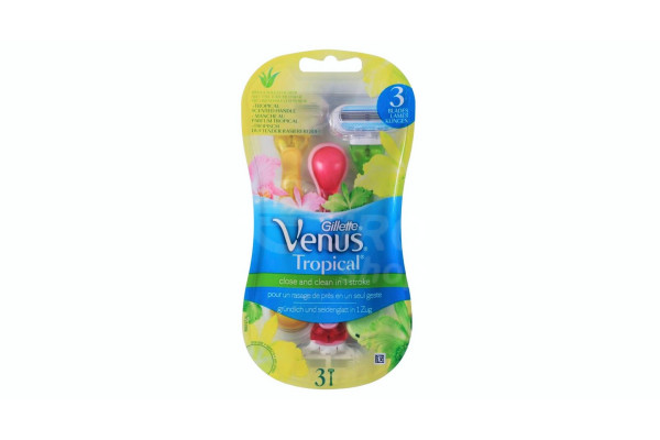 Holítka Gillette Venus Tropical 3ks - jednorázová