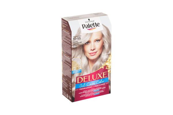 Palette Deluxe barva na vlasy 10-55, Chladná popelavá blond