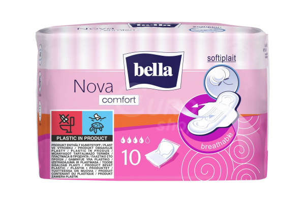 Dámské vložky Bella Nova Comfort 10ks s křidélky