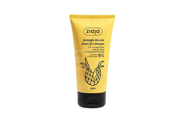 Dámský sprchový gel a šampon Ziaja 160ml Ananas